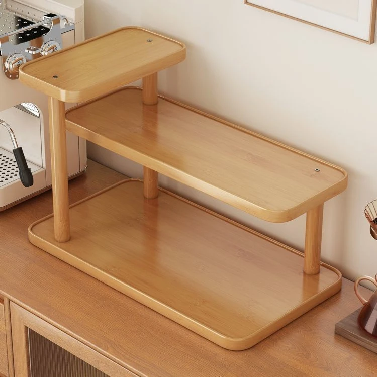 桌面置物架餐桌台面多层杯架办公桌咖啡杯茶杯茶具收纳整理架TTT