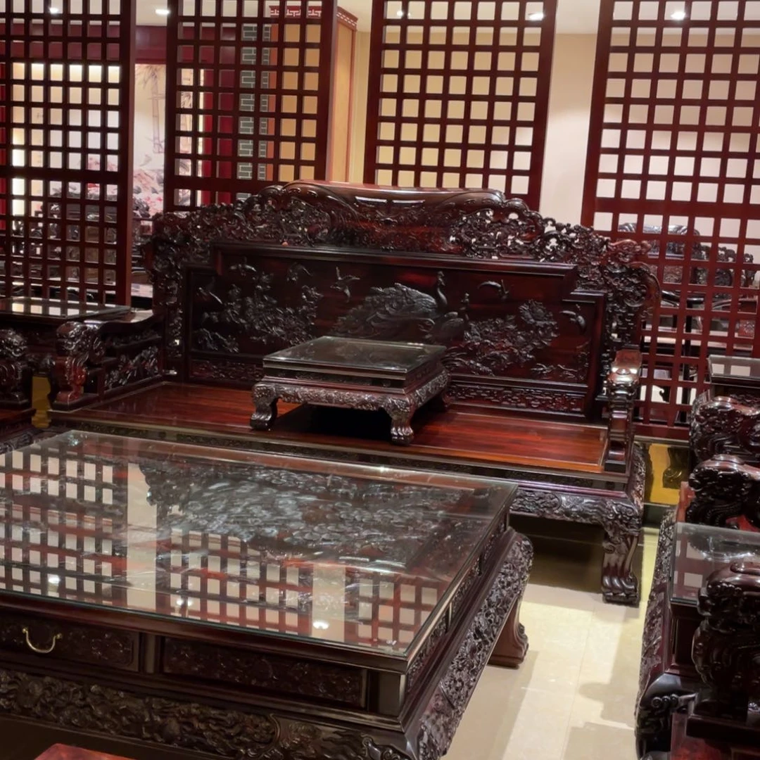 紫檀木类成套家具