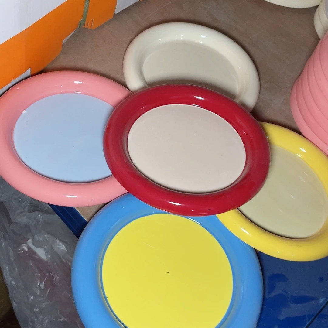瓷片微瑕陶瓷餐具家用 两个