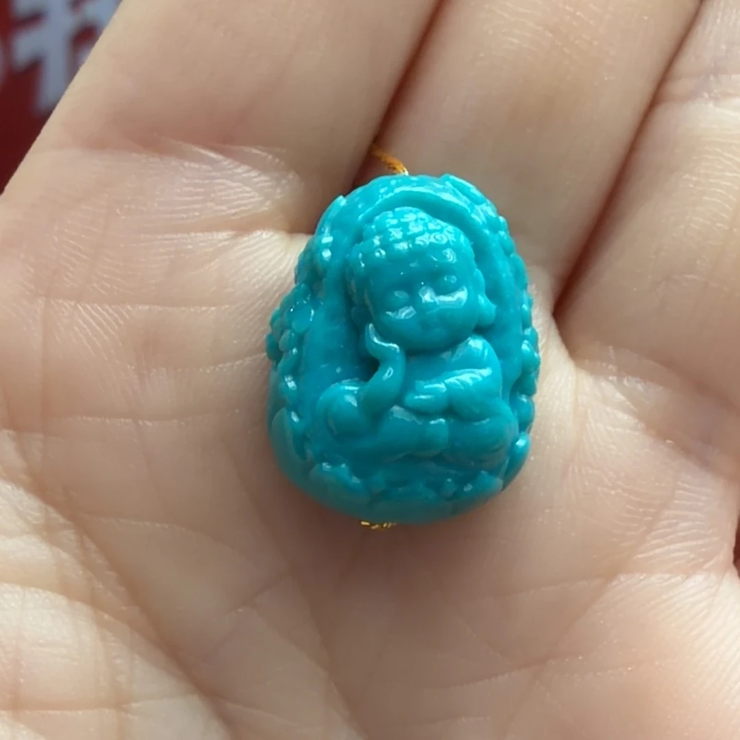 绿松石未镶嵌颈饰