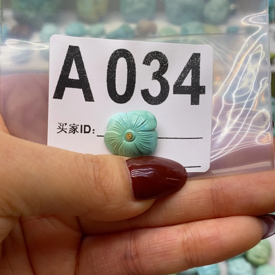 未镶嵌绿松石绿松石配饰定制