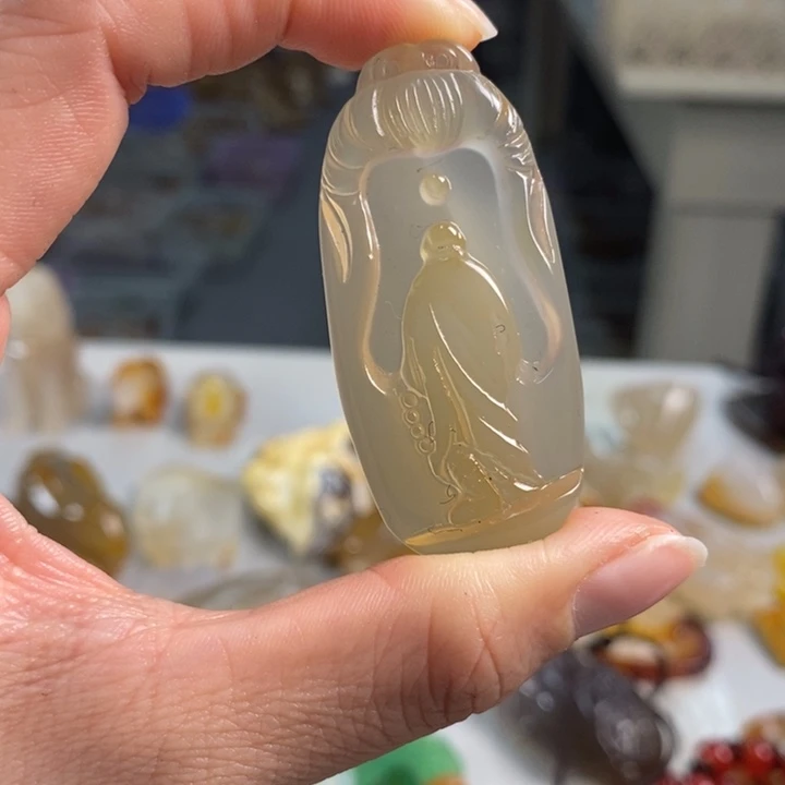 玛瑙/玉髓吊坠(不含链)未镶嵌
