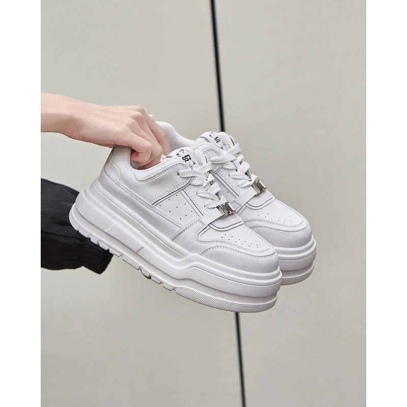 （空军）休闲板鞋小个子增高小白鞋时尚百搭松糕99261