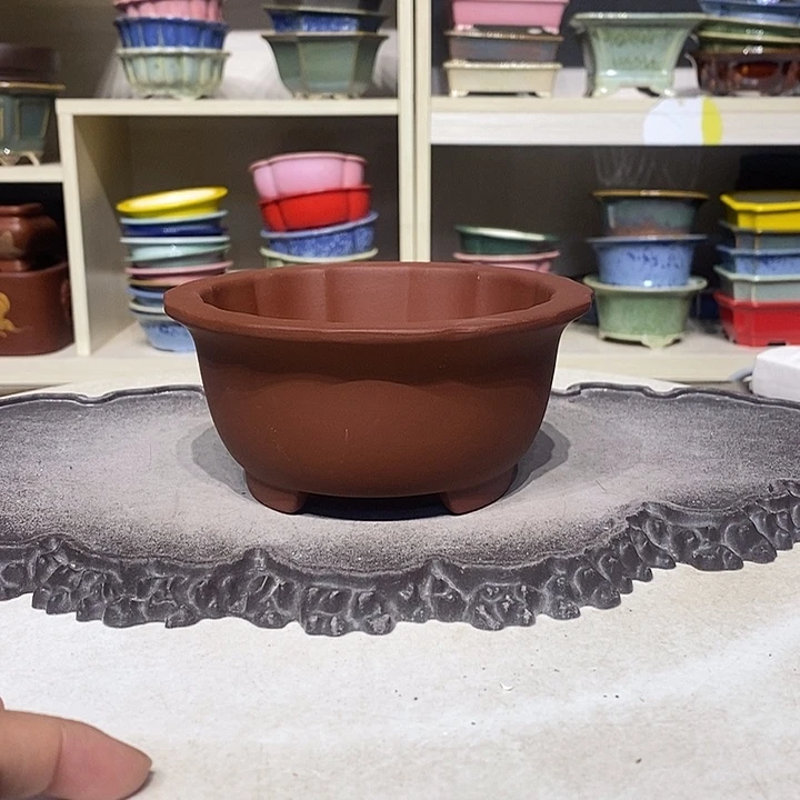 紫砂花盆瑕疵6.5-14。q