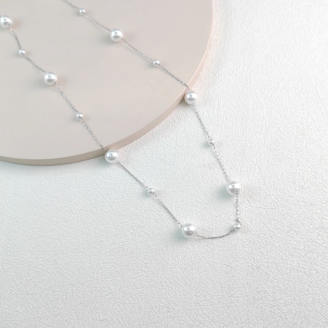 XUPING/旭平首饰 不锈钢仿珍珠项链 【参与满赠】 GDM T001058317