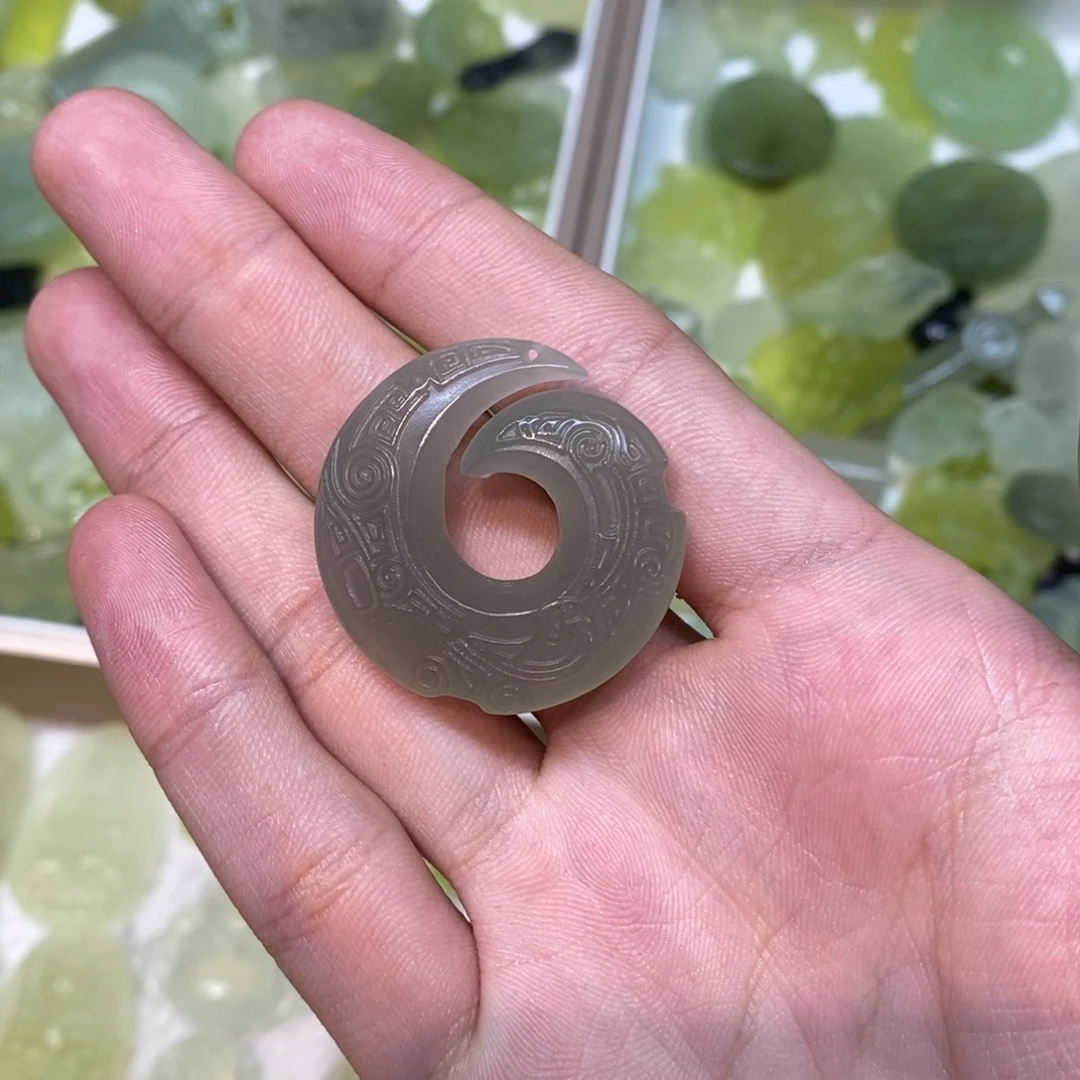 岫玉未镶嵌吊坠(不含链)