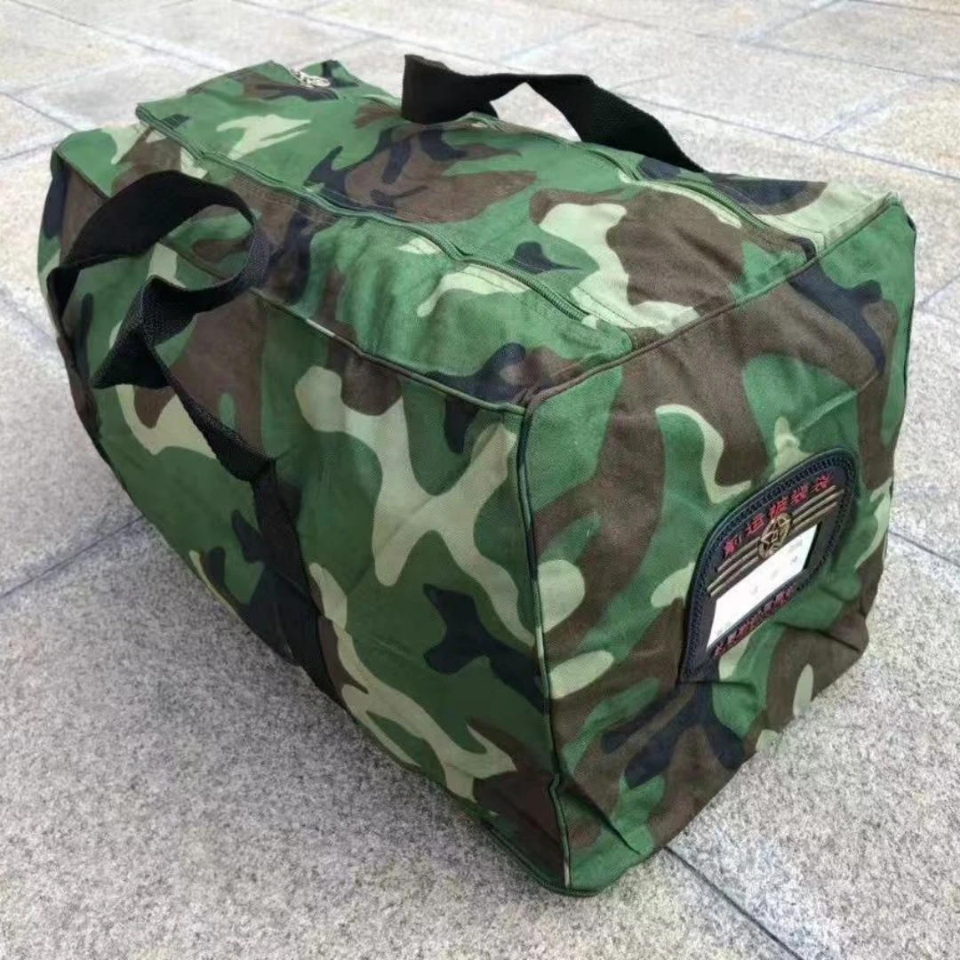库存老货前运被装袋迷彩手提包行李包大号老式携行包