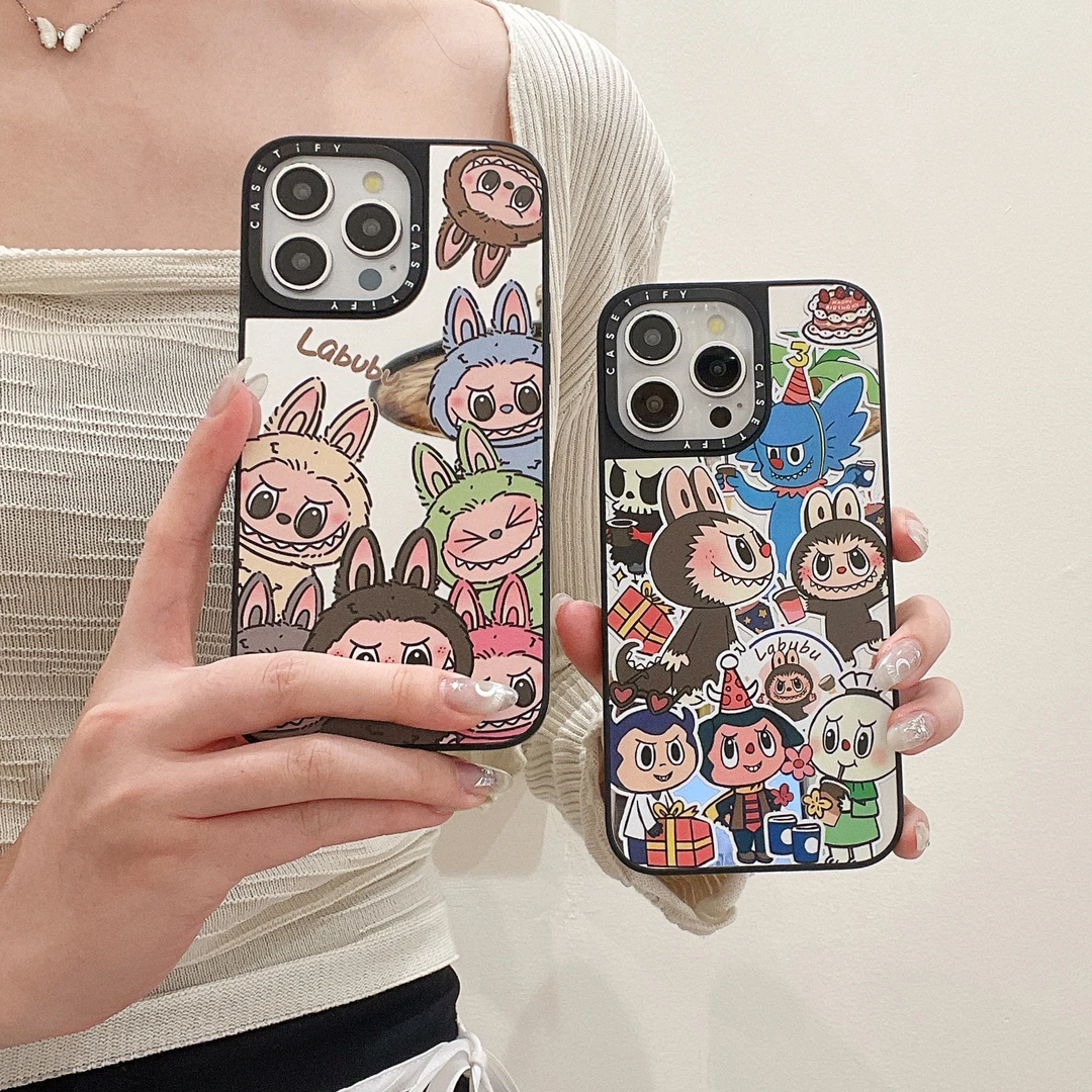 caseti拉布布联名适用苹果16promax手机壳15新款14/13可爱保护套