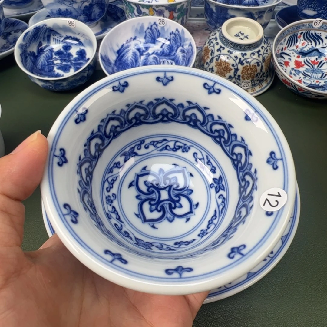 景德镇纯手工纯手绘茶具木木12