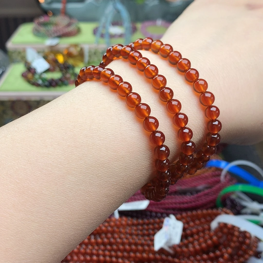手串未镶嵌石榴石手串5.8