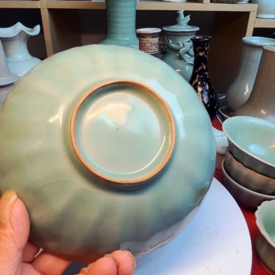 瓷片龙泉青瓷连办小盘