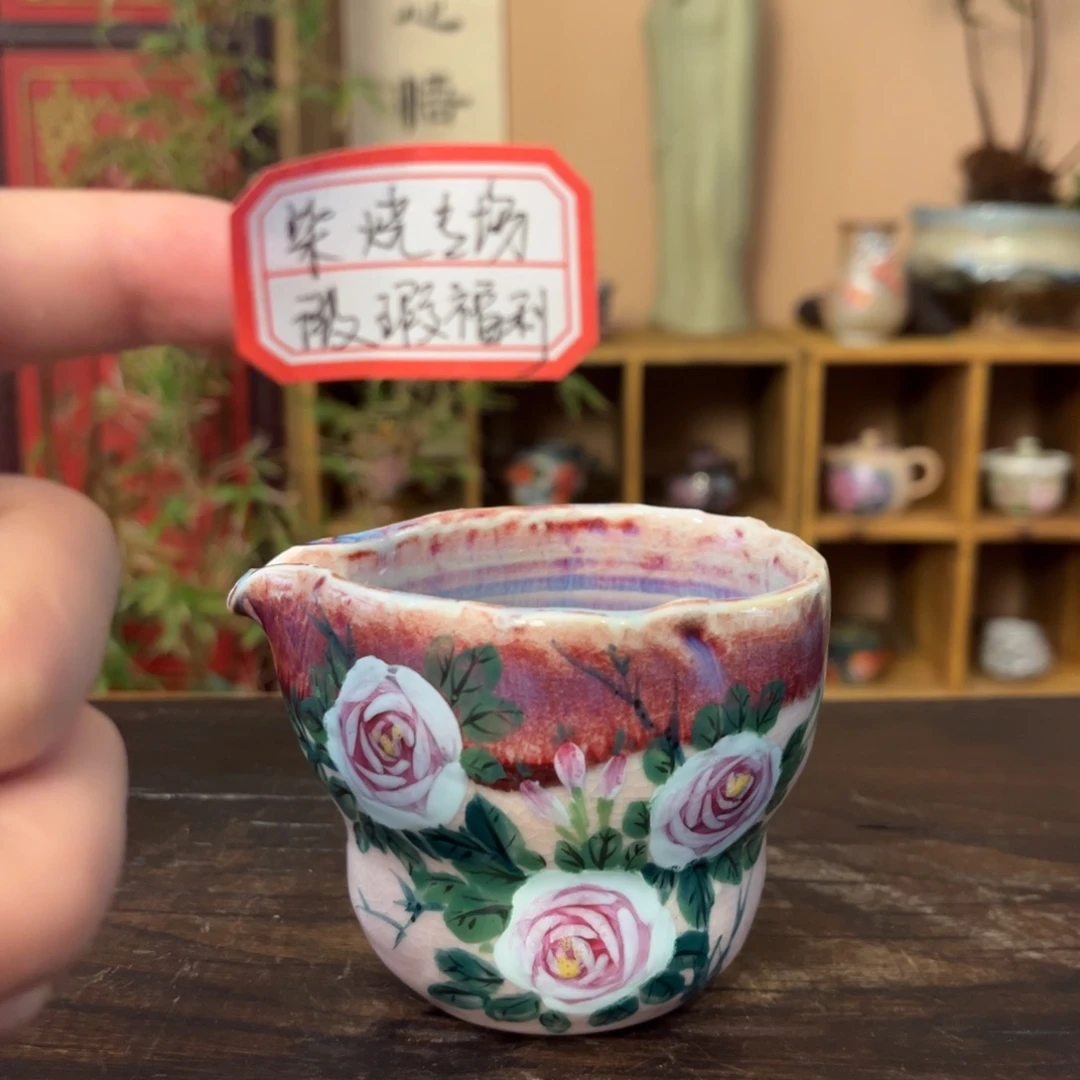 柴烧手工手绘陶瓷