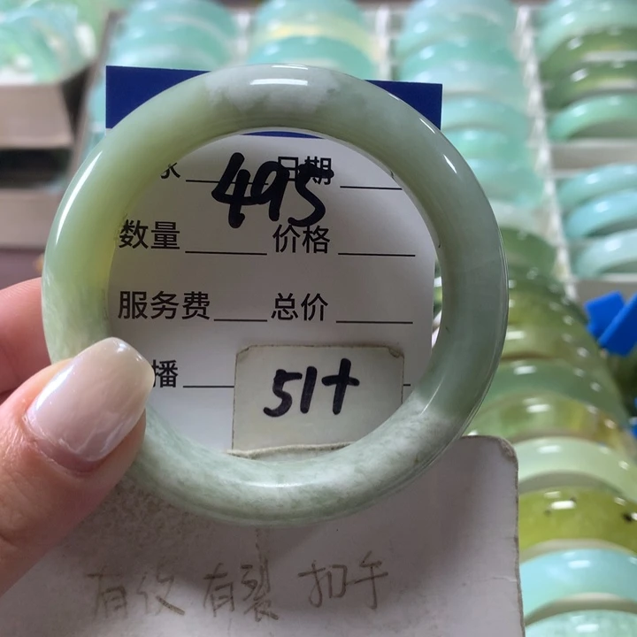 未镶嵌蛇纹石玉手镯495