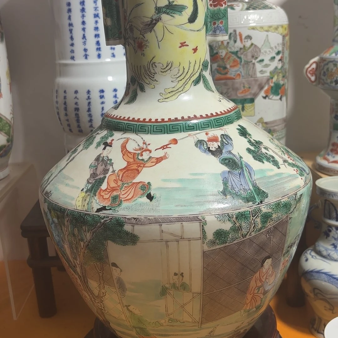 用***陈瓷片花瓶摆件222222222