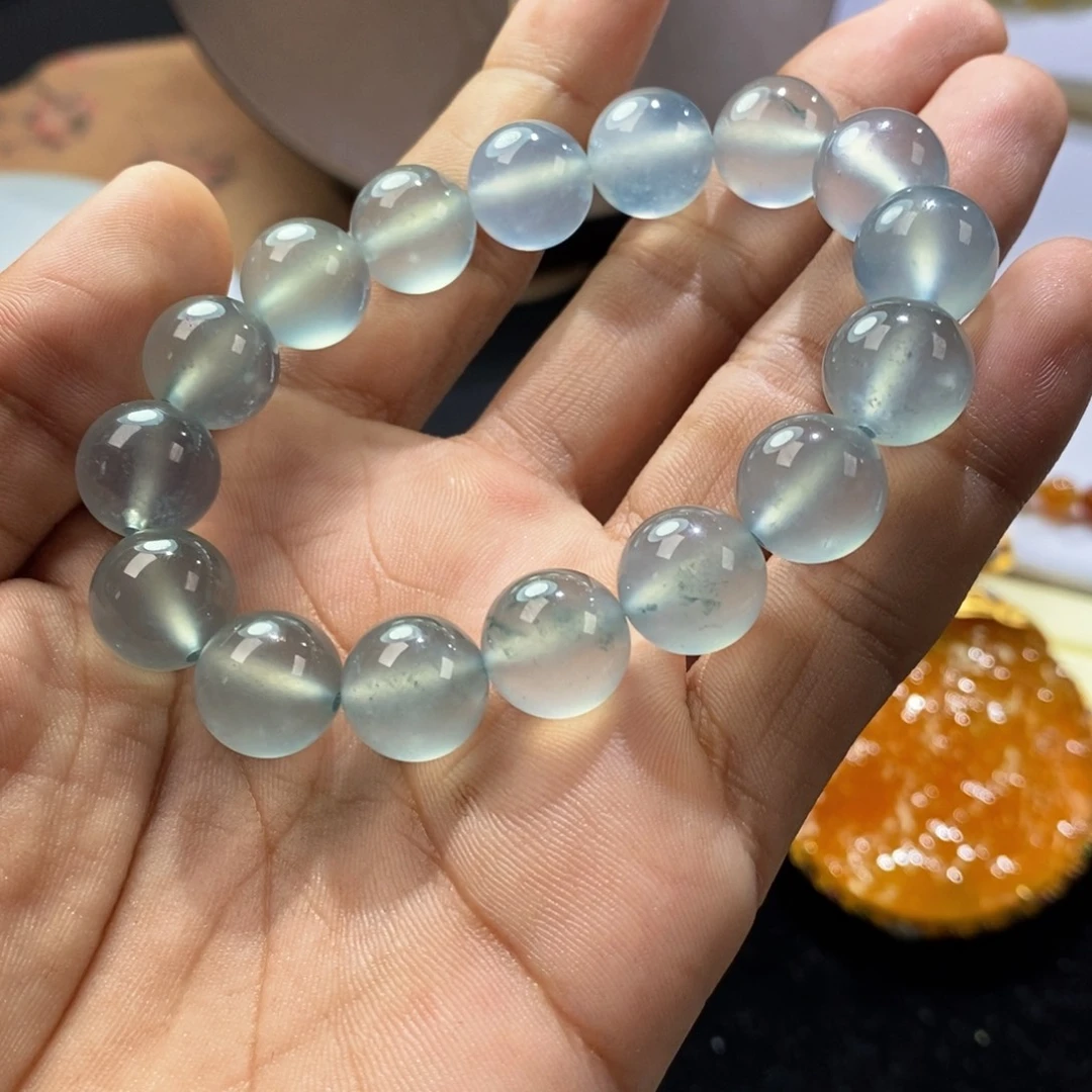 水***星定制翡翠未镶嵌翡翠手串