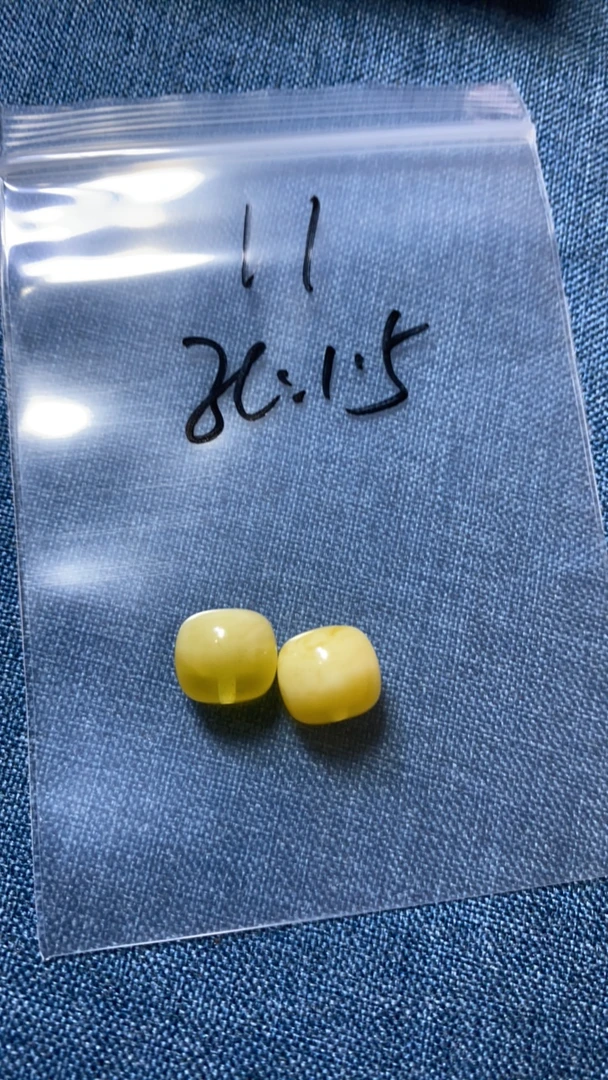 天然蜜蜡金白11 加老型