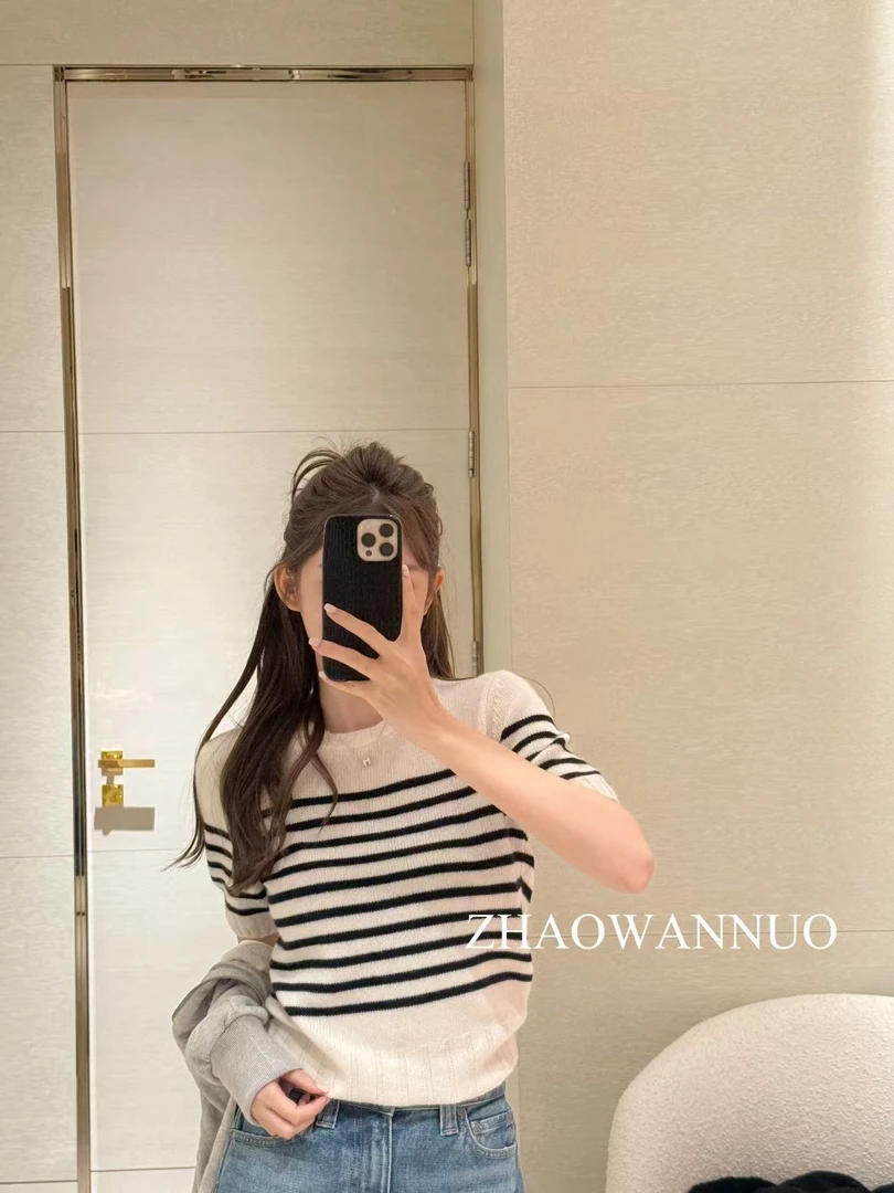 ZHAO WANNUO 丨 K*AITE早秋杏色针织羊绒高质感穿搭NC0715