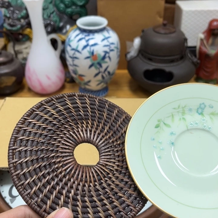 瓷片摆件工艺品瓷器摆件777