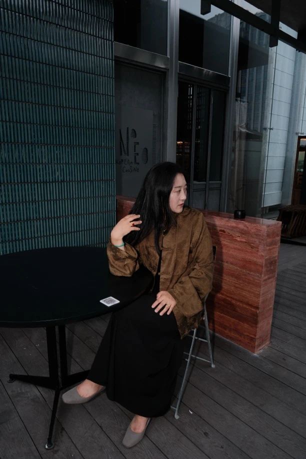女士中式国风复古双面提花两穿外穿衬衫上衣