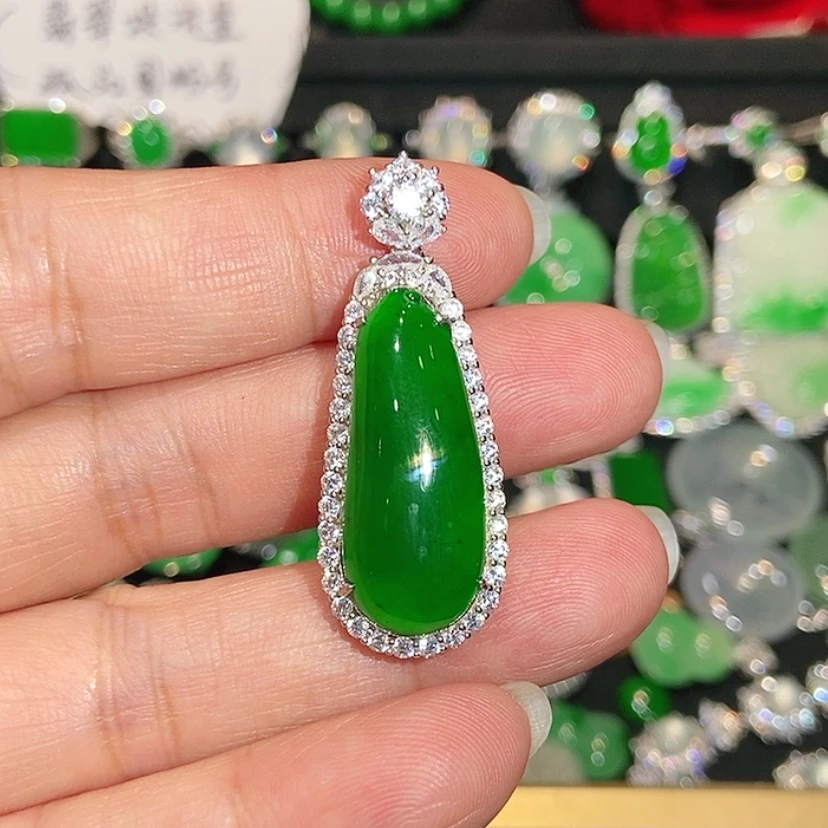 【闪购商品】颈饰未镶嵌翡翠天然翡翠