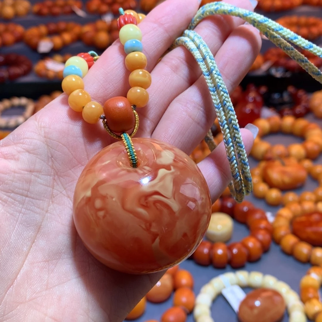 【闪购商品】未镶嵌吊坠(赠链)琥珀