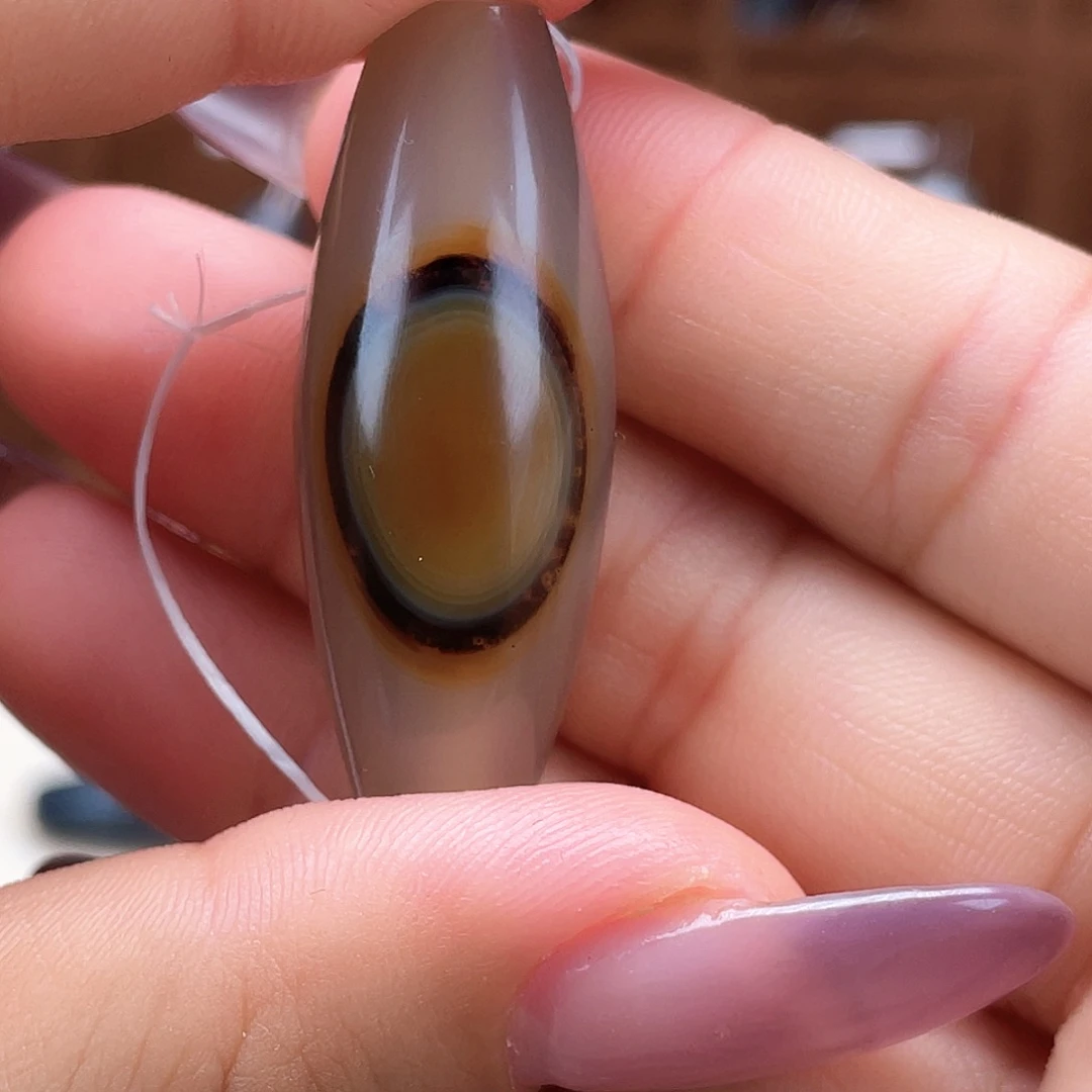 ⁷***安玛瑙/玉髓未镶嵌颈饰