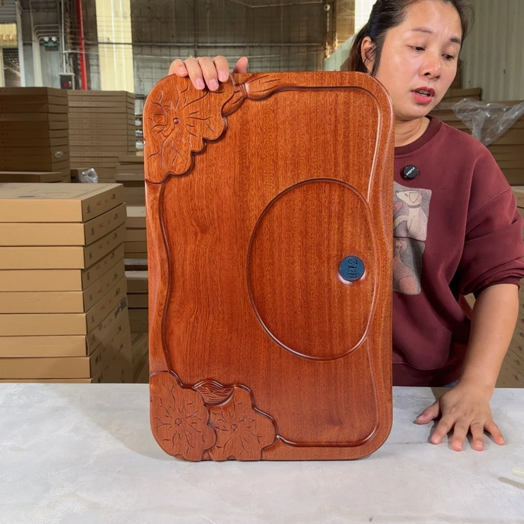 花梨木茶盘55*35尺寸