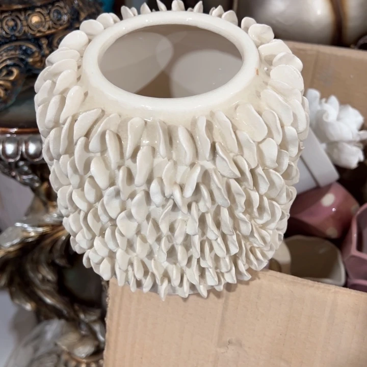 陶瓷花瓶摆件外贸出口微瑕捡漏