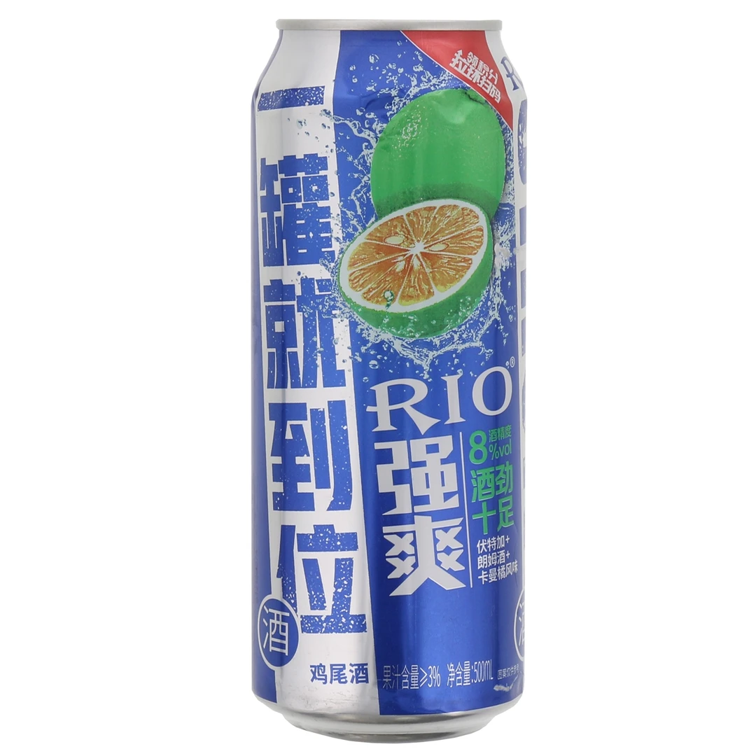 RIO/锐澳8度卡曼橘味伏特加鸡尾酒 500ml
