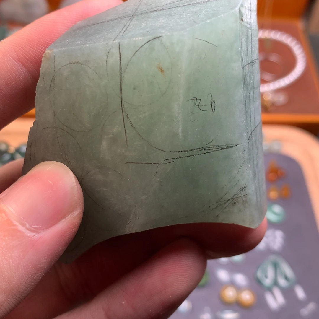 定制翡翠未镶嵌定制珠子卡20