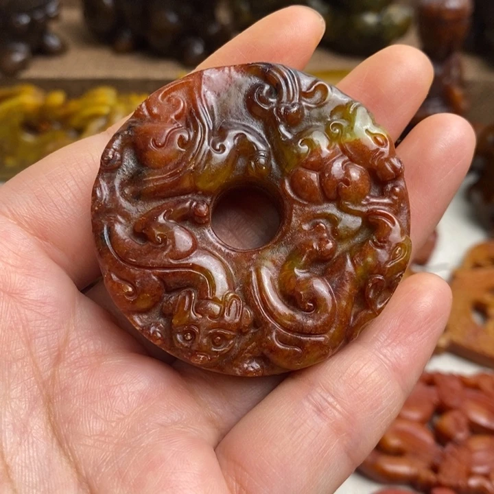 蛇纹石玉未镶嵌颈饰104