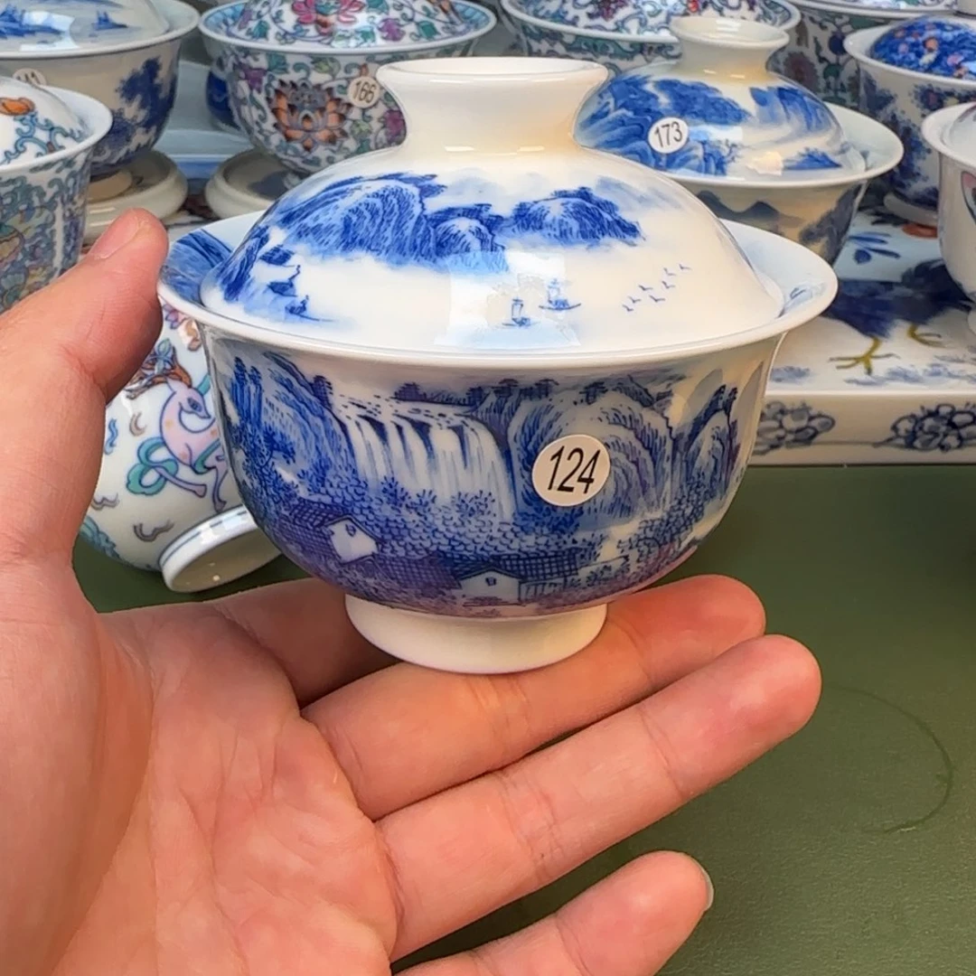 彦祖纯手工手绘茶具124