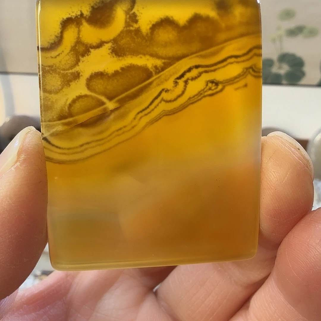 玛瑙/玉髓未镶嵌吊坠(不含链)