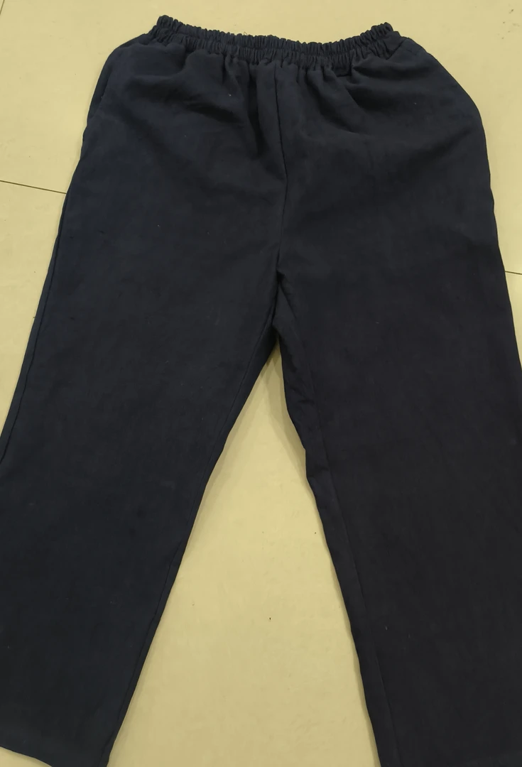 老土布休闲八分裤，臀围106长88脚口24公分体重130/140斤可穿