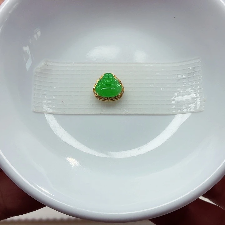 18K金镶嵌手链翡翠天然缅甸翡翠A货