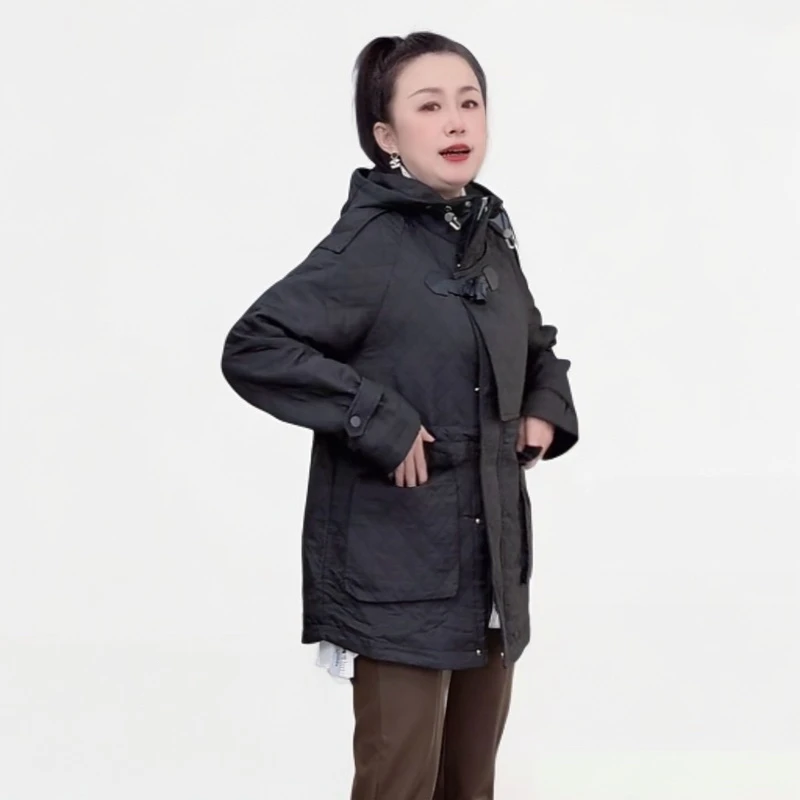 源哥女装店 推荐款 新品时尚 百搭两色压格棉外套