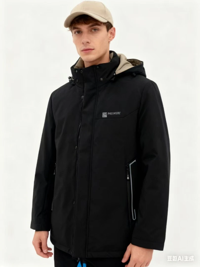 98063款90鹅+可拆卸内胆牛奶丝秋冬加厚外套