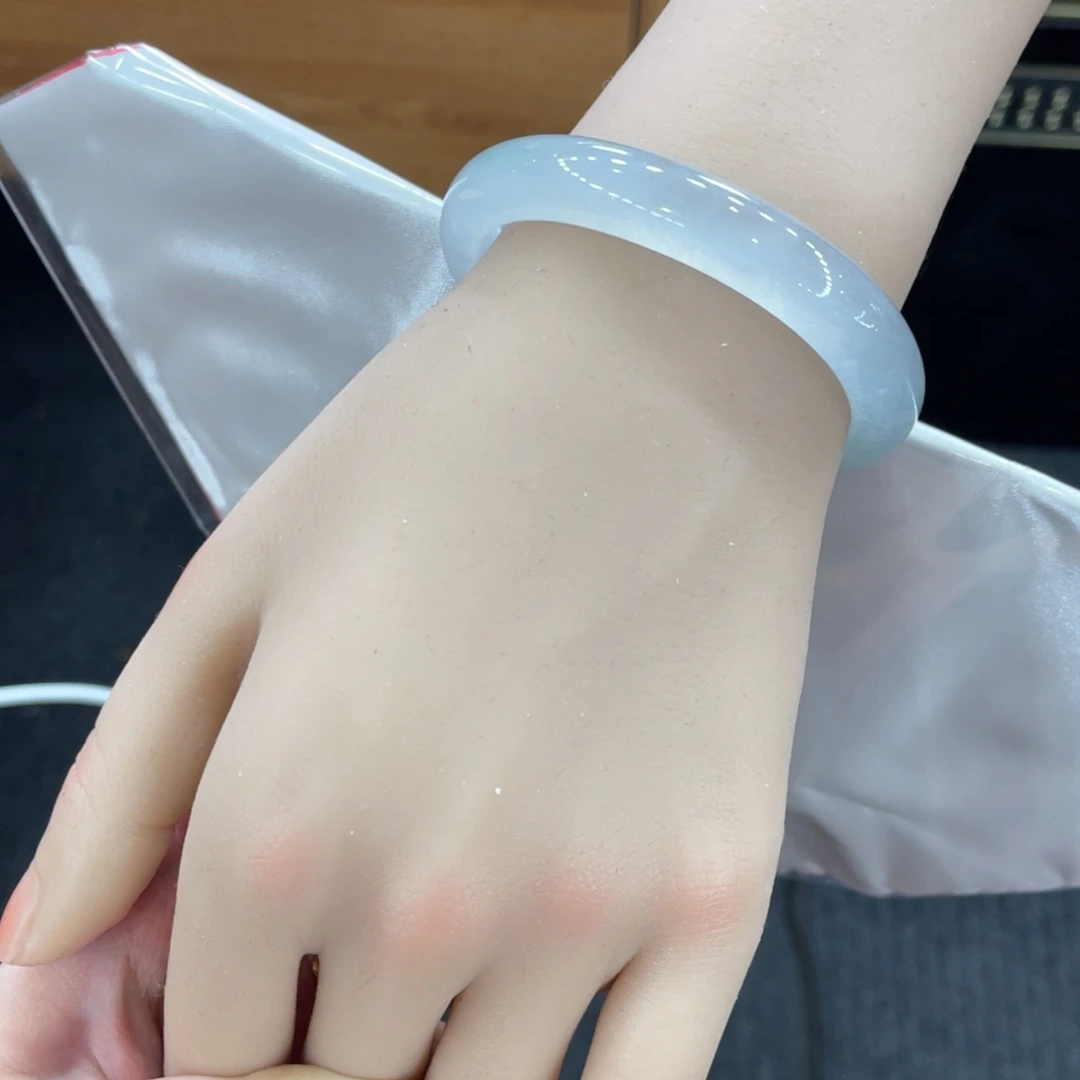 未镶嵌手镯翡翠卡53贵妃，白月光