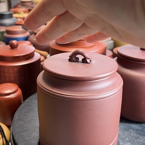 【闪购商品】紫砂茶叶罐海*
