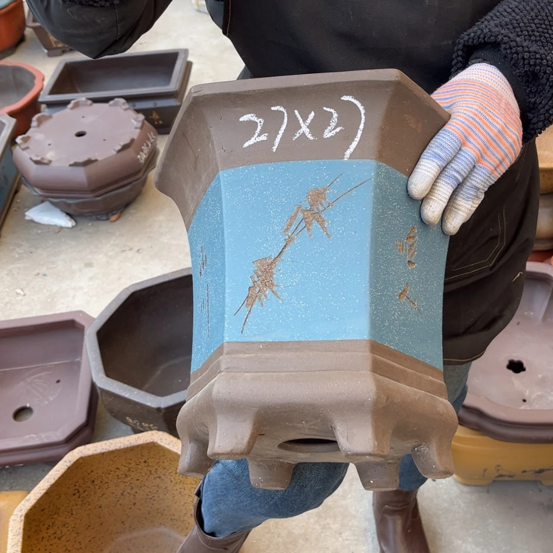 紫砂花盆盆景艺术