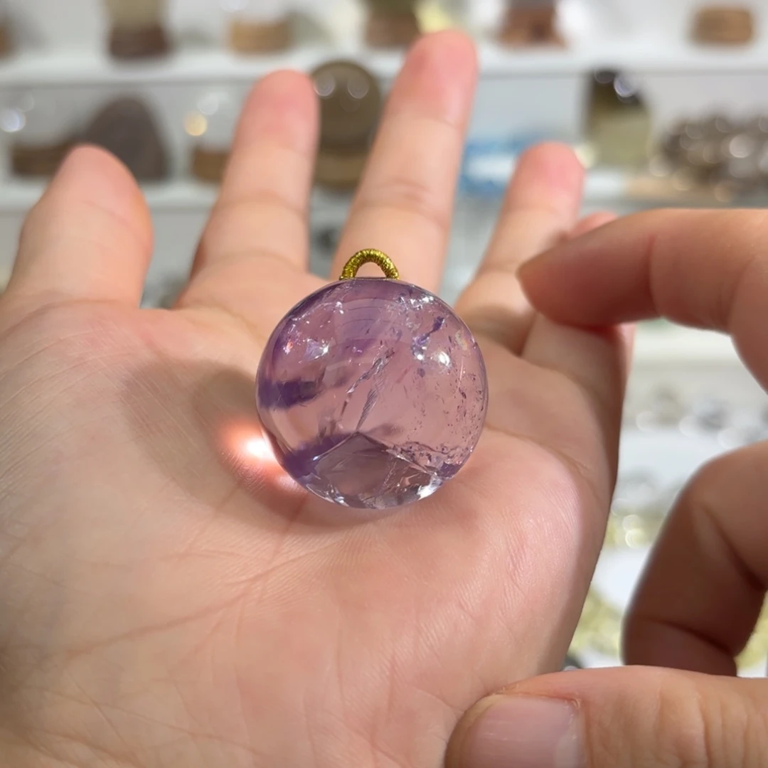 水晶手链未镶嵌紫阿塞