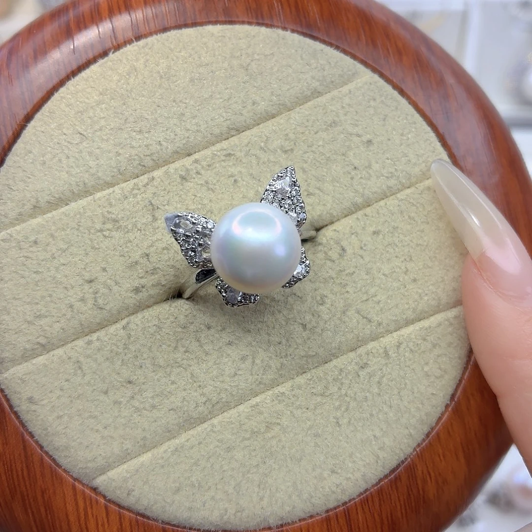 戒指淡水珍珠合金F