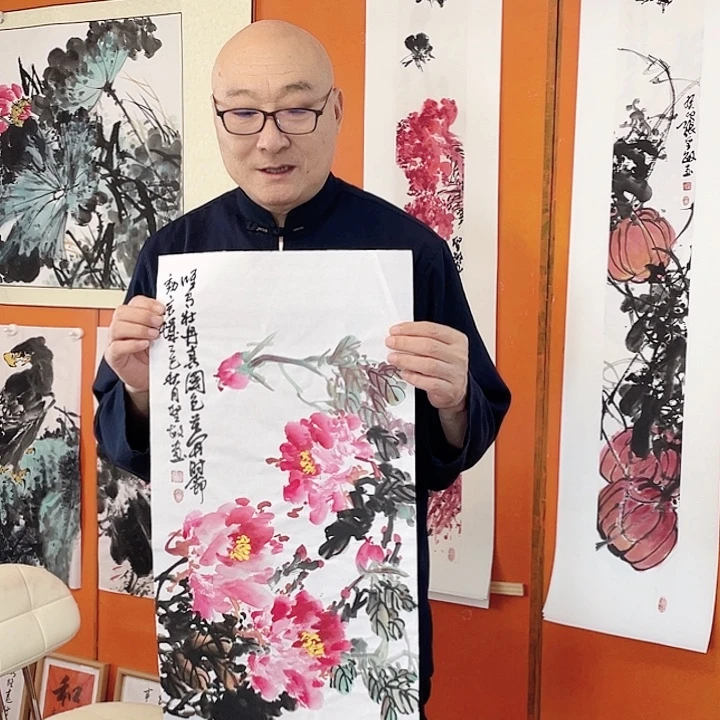 国画张圣敏先生纯手绘作品