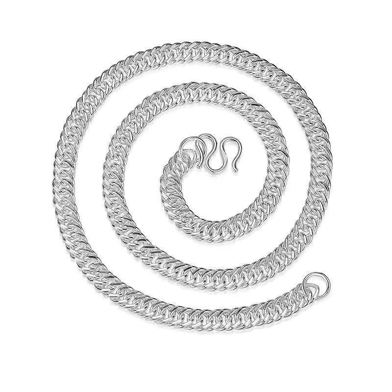 链子足银 马鞭链长度60cm【A166】