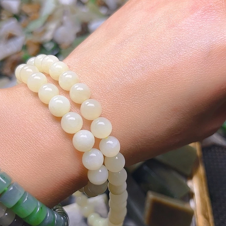 未镶嵌和田玉珠宝半成品轻**写