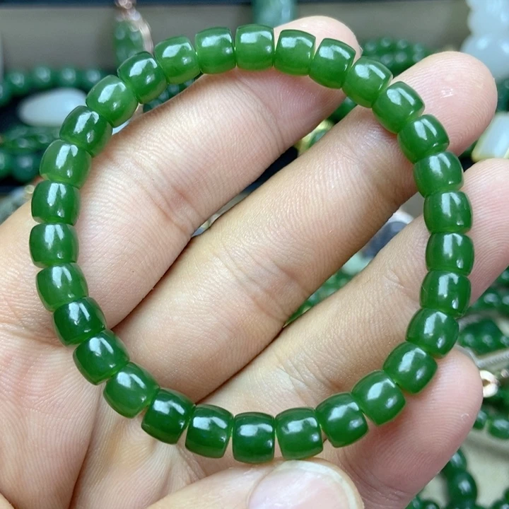 手串未镶嵌和田玉（碧玉）