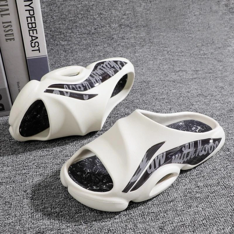 李宁2025夏季新款沙滩篮球场下凉鞋反伍BADFIVE SLIDE OG男士拖鞋