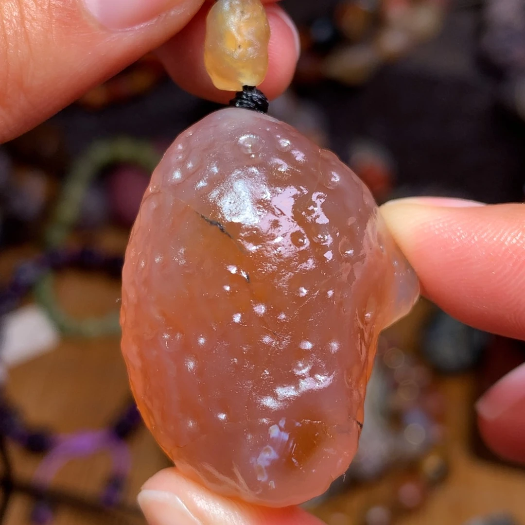 未镶嵌玛瑙/玉髓珠宝半成品