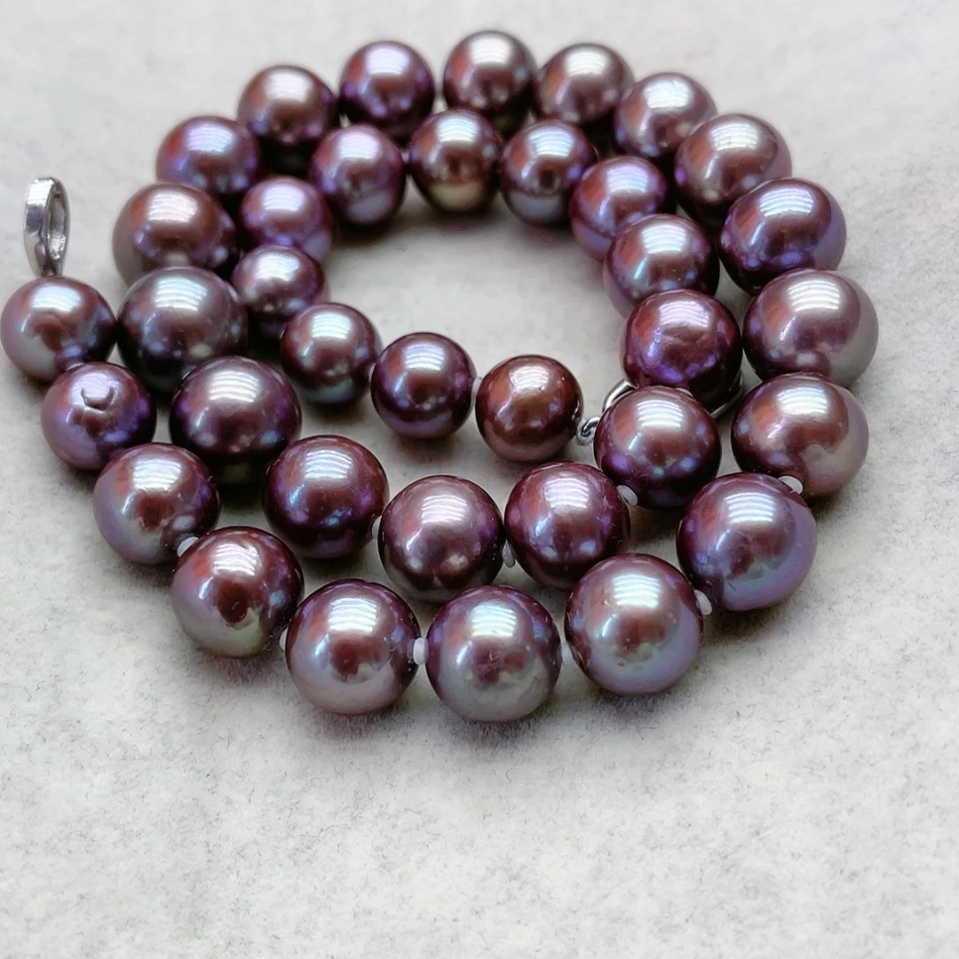 淡水珍珠颈饰银S925镶嵌