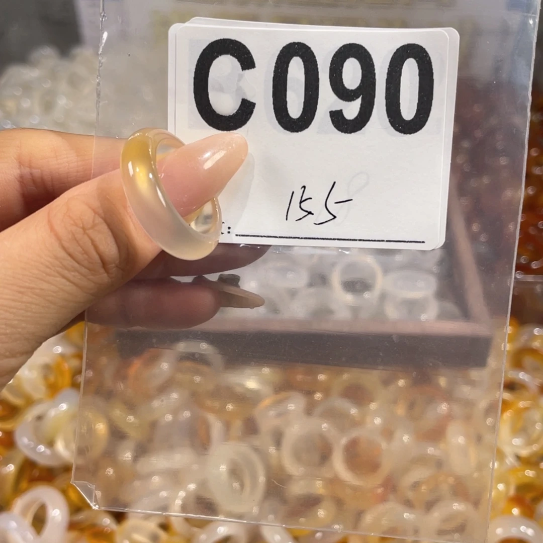 未镶嵌戒指玛瑙/玉髓090